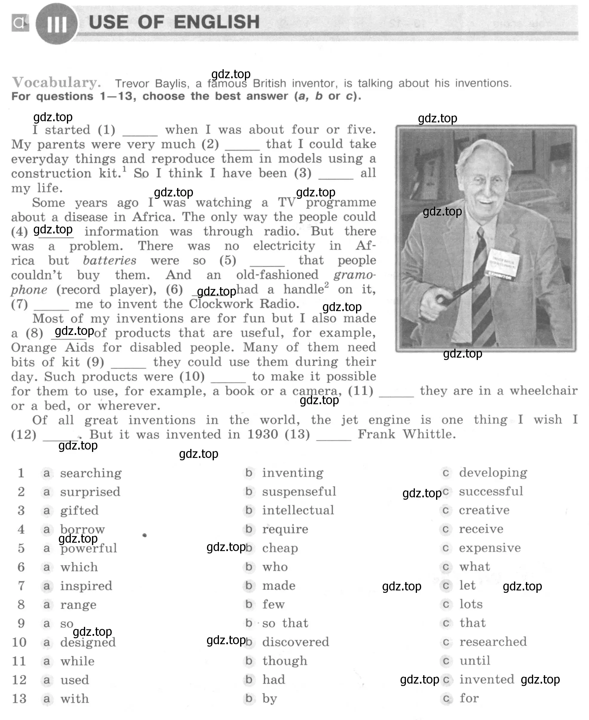 Условие  III (страница 129) гдз по английскому языку 9 класс Кузовлев, Перегудова, рабочая тетрадь