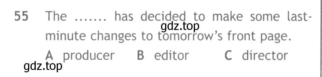 Условие номер 55 (страница 7) гдз по английскому языку 9 класс Ваулина, Дули, контрольные задания