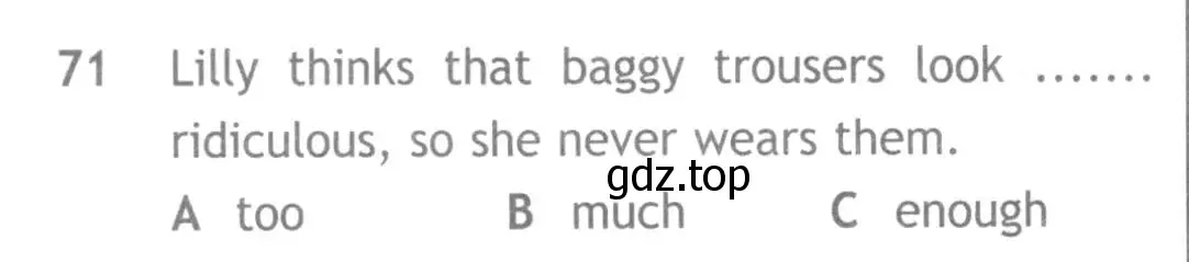Условие номер 71 (страница 8) гдз по английскому языку 9 класс Ваулина, Дули, контрольные задания
