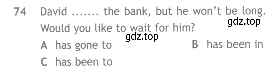 Условие номер 74 (страница 8) гдз по английскому языку 9 класс Ваулина, Дули, контрольные задания