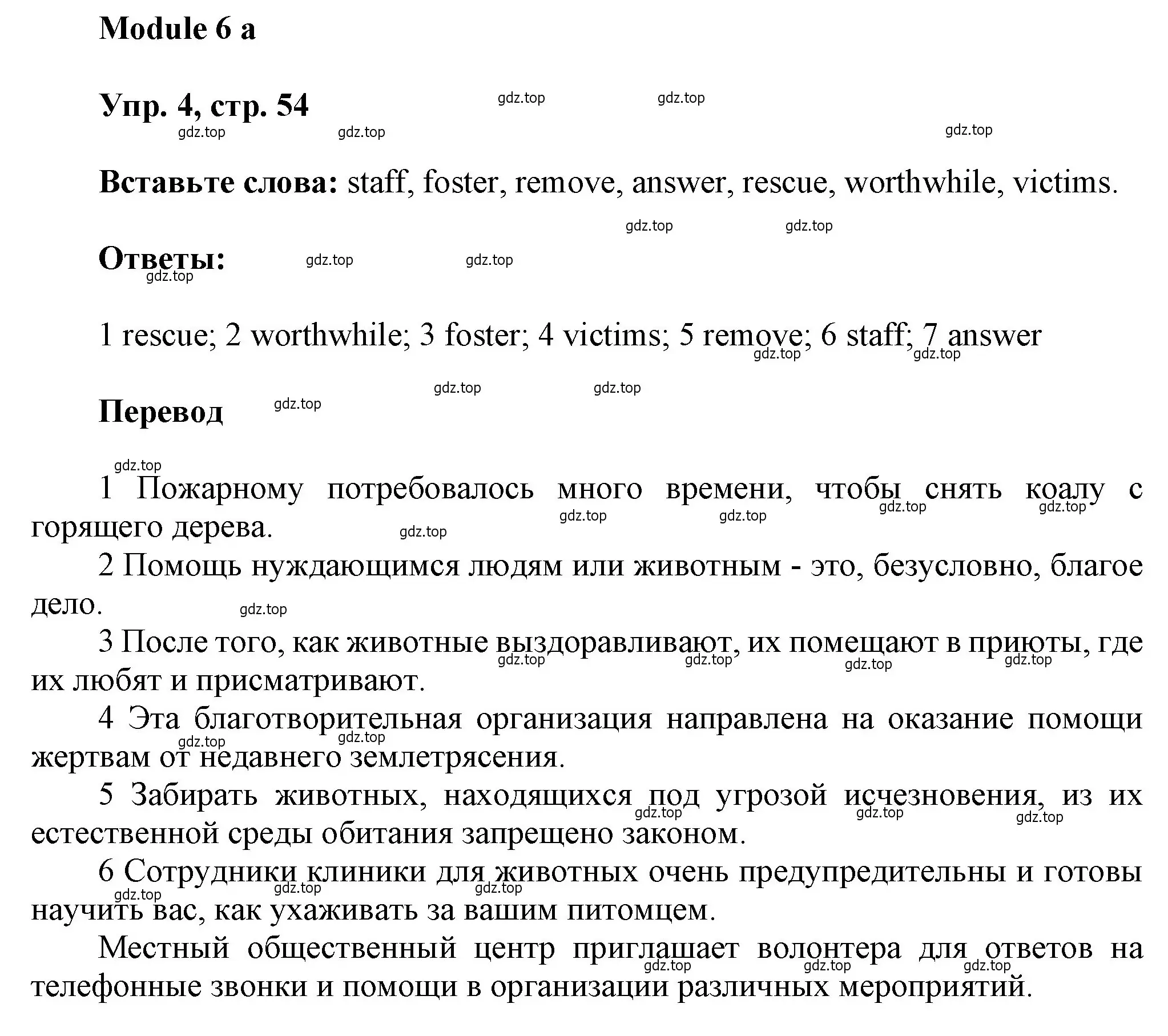 Решение номер 4 (страница 54) гдз по английскому языку 9 класс Ваулина, Дули, рабочая тетрадь