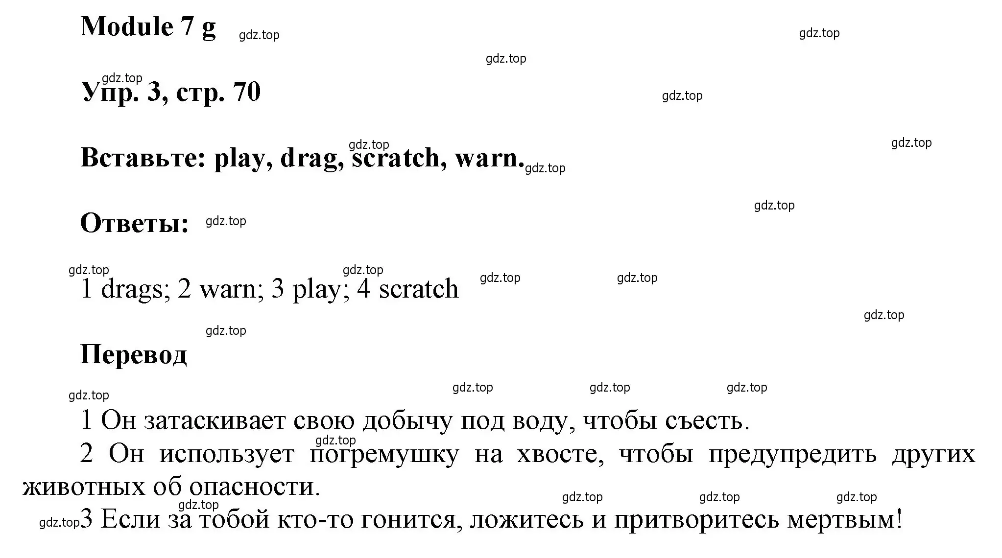 Решение номер 3 (страница 70) гдз по английскому языку 9 класс Ваулина, Дули, рабочая тетрадь