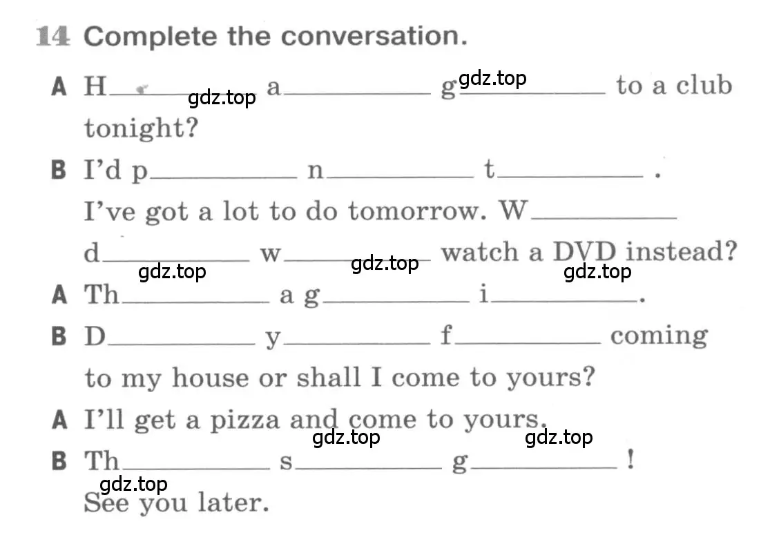 Условие номер 14 (страница 7) гдз по английскому языку 9 класс Вербицкая, Уайт, рабочая тетрадь