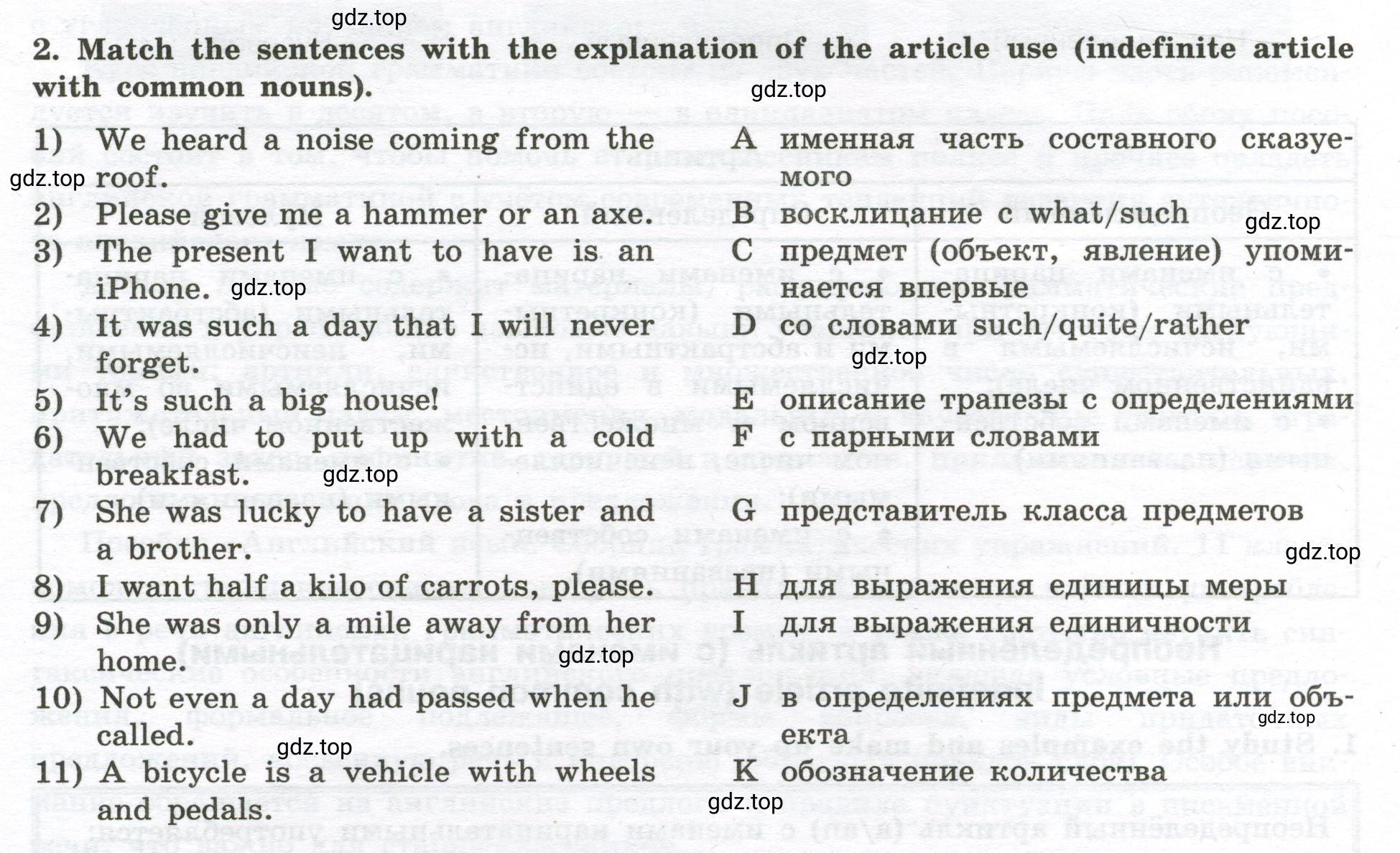 Условие номер 2 (страница 6) гдз по английскому языку 10 класс Мильруд, сборник грамматических упражнений