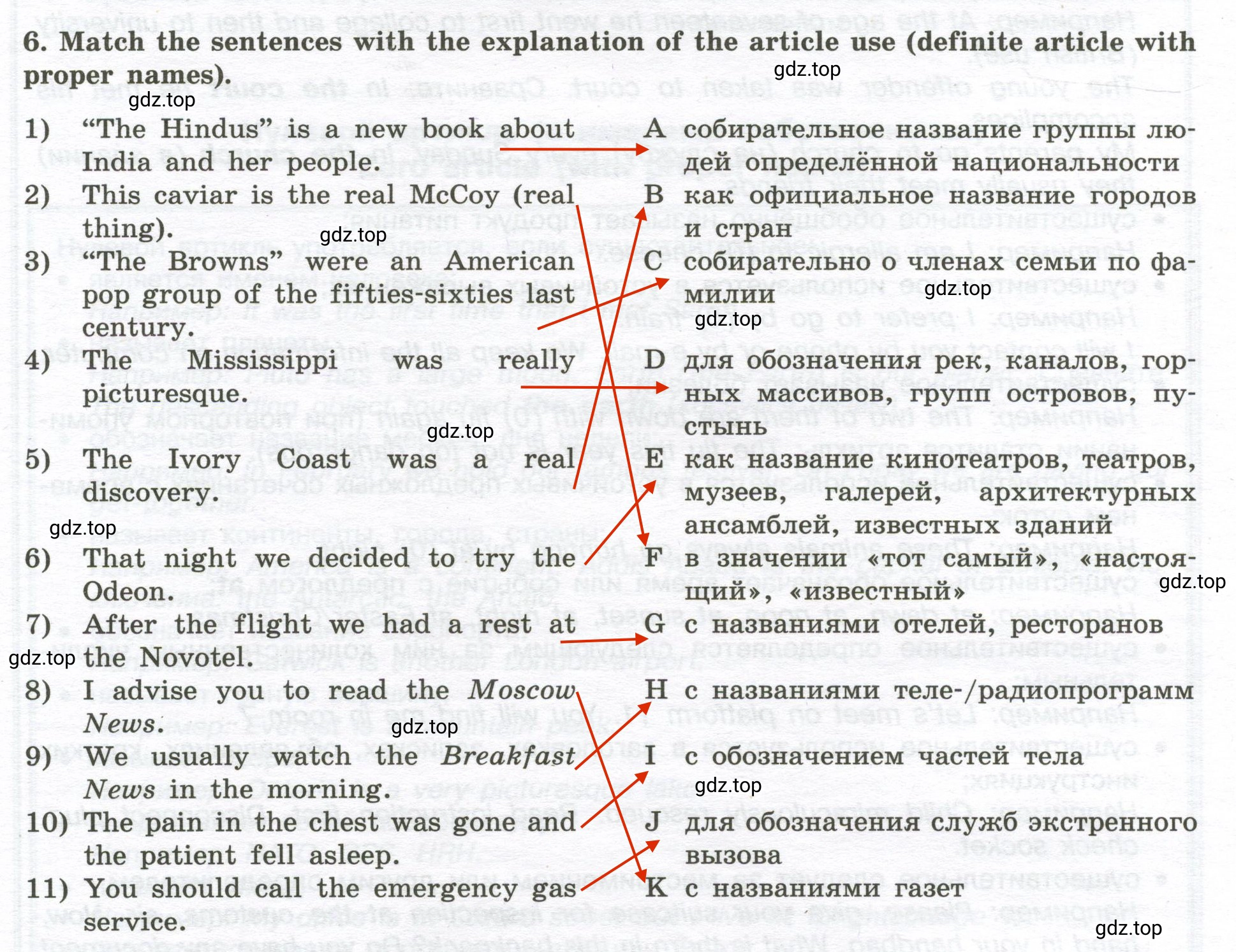 Решение 2. номер 6 (страница 9) гдз по английскому языку 10 класс Мильруд, сборник грамматических упражнений