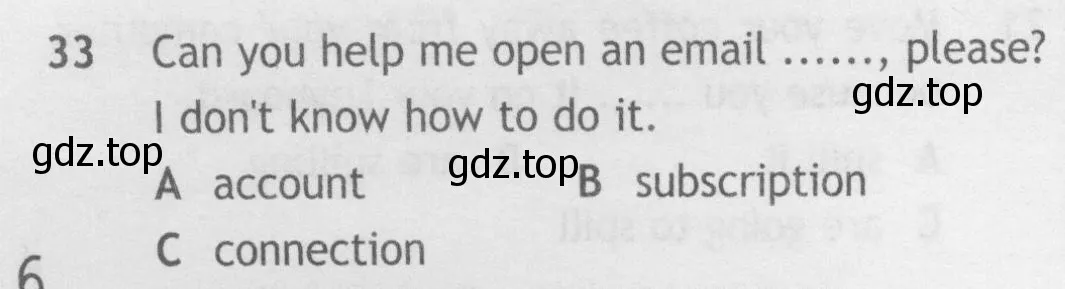 Условие номер 33 (страница 6) гдз по английскому языку 10 класс Афанасьева, Дули, контрольные задания
