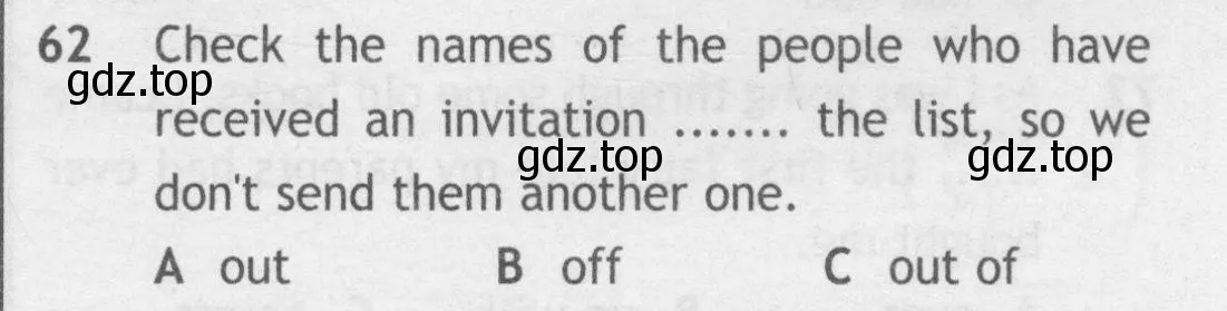 Условие номер 62 (страница 7) гдз по английскому языку 10 класс Афанасьева, Дули, контрольные задания