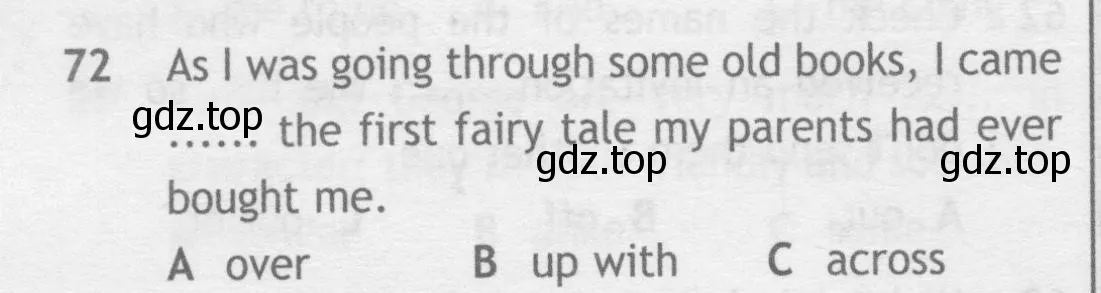 Условие номер 72 (страница 8) гдз по английскому языку 10 класс Афанасьева, Дули, контрольные задания