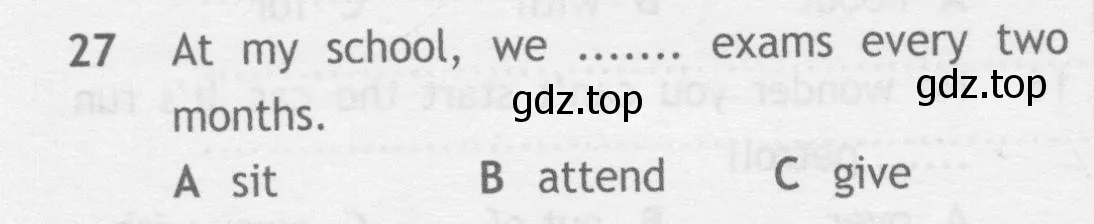 Условие номер 27 (страница 32) гдз по английскому языку 10 класс Афанасьева, Дули, контрольные задания