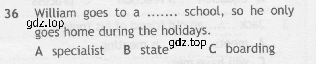 Условие номер 36 (страница 32) гдз по английскому языку 10 класс Афанасьева, Дули, контрольные задания