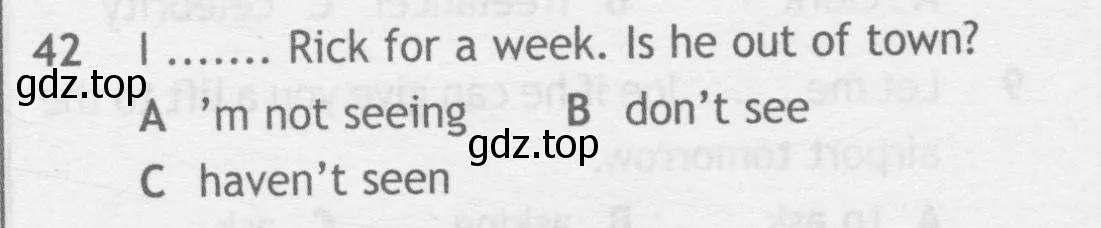Условие номер 42 (страница 32) гдз по английскому языку 10 класс Афанасьева, Дули, контрольные задания