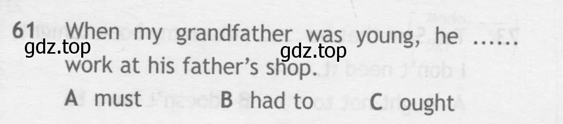 Условие номер 61 (страница 33) гдз по английскому языку 10 класс Афанасьева, Дули, контрольные задания