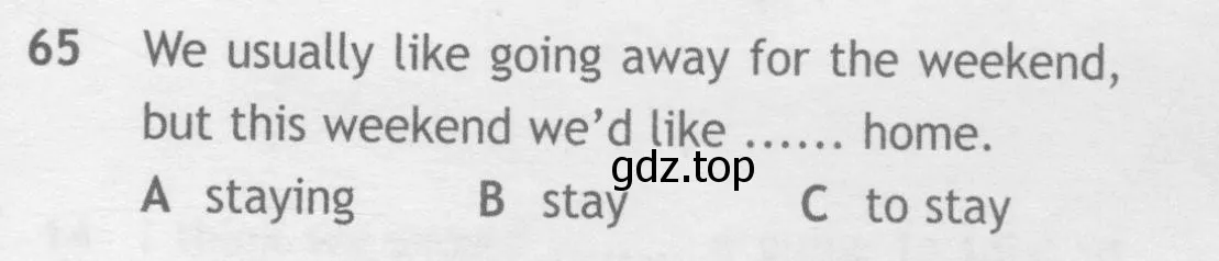 Условие номер 65 (страница 33) гдз по английскому языку 10 класс Афанасьева, Дули, контрольные задания