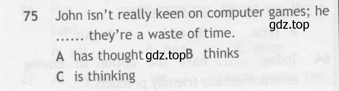 Условие номер 75 (страница 34) гдз по английскому языку 10 класс Афанасьева, Дули, контрольные задания