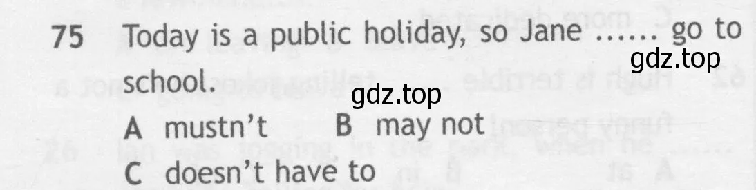 Условие номер 75 (страница 58) гдз по английскому языку 10 класс Афанасьева, Дули, контрольные задания