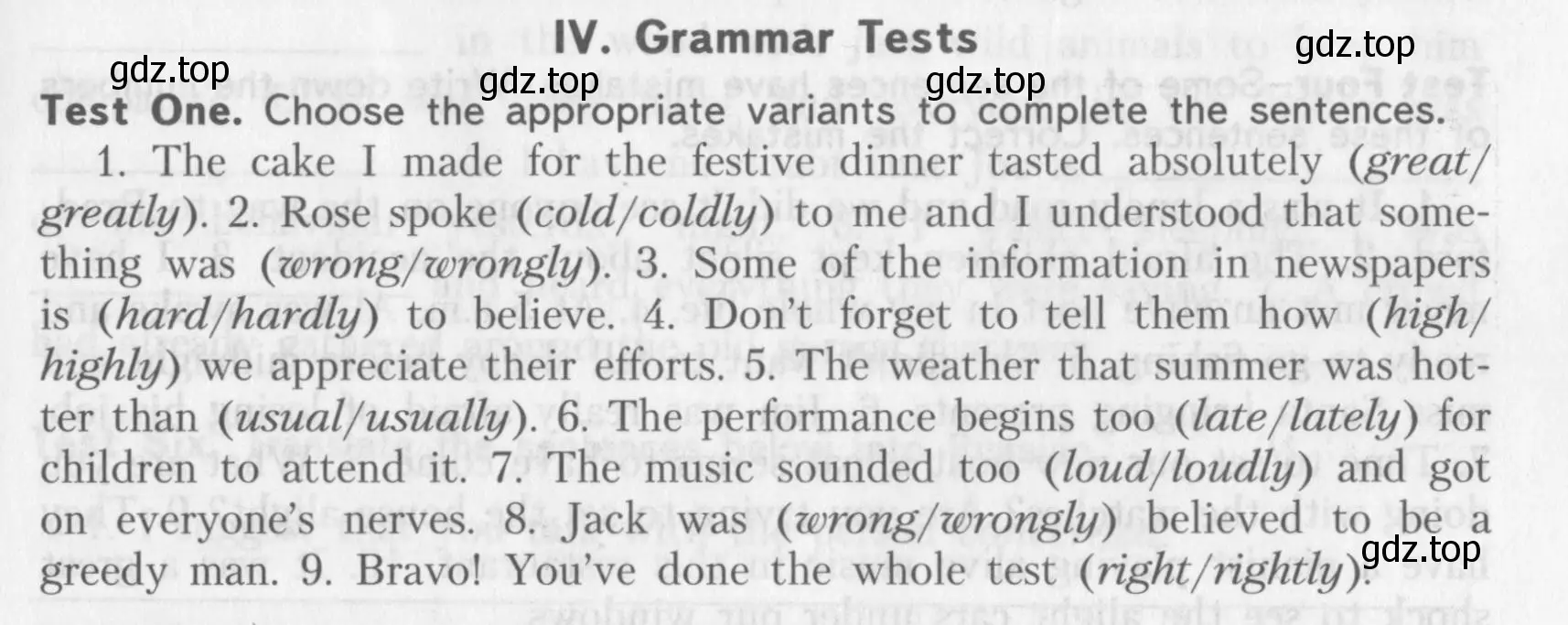 Условие  Test One (страница 31) гдз по английскому языку 10 класс Афанасьева, Михеева, контрольные задания