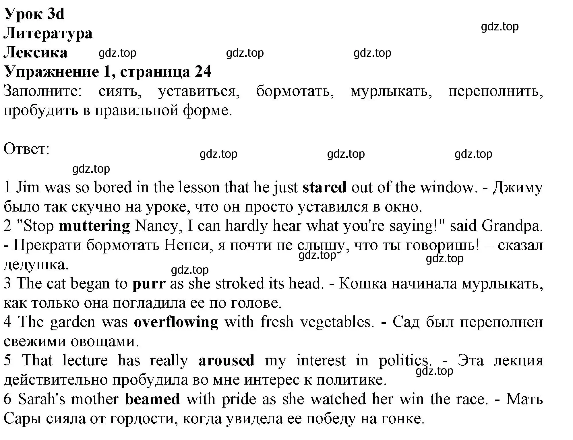 Решение номер 1 (страница 24) гдз по английскому языку 10 класс Афанасьева, Дули, рабочая тетрадь