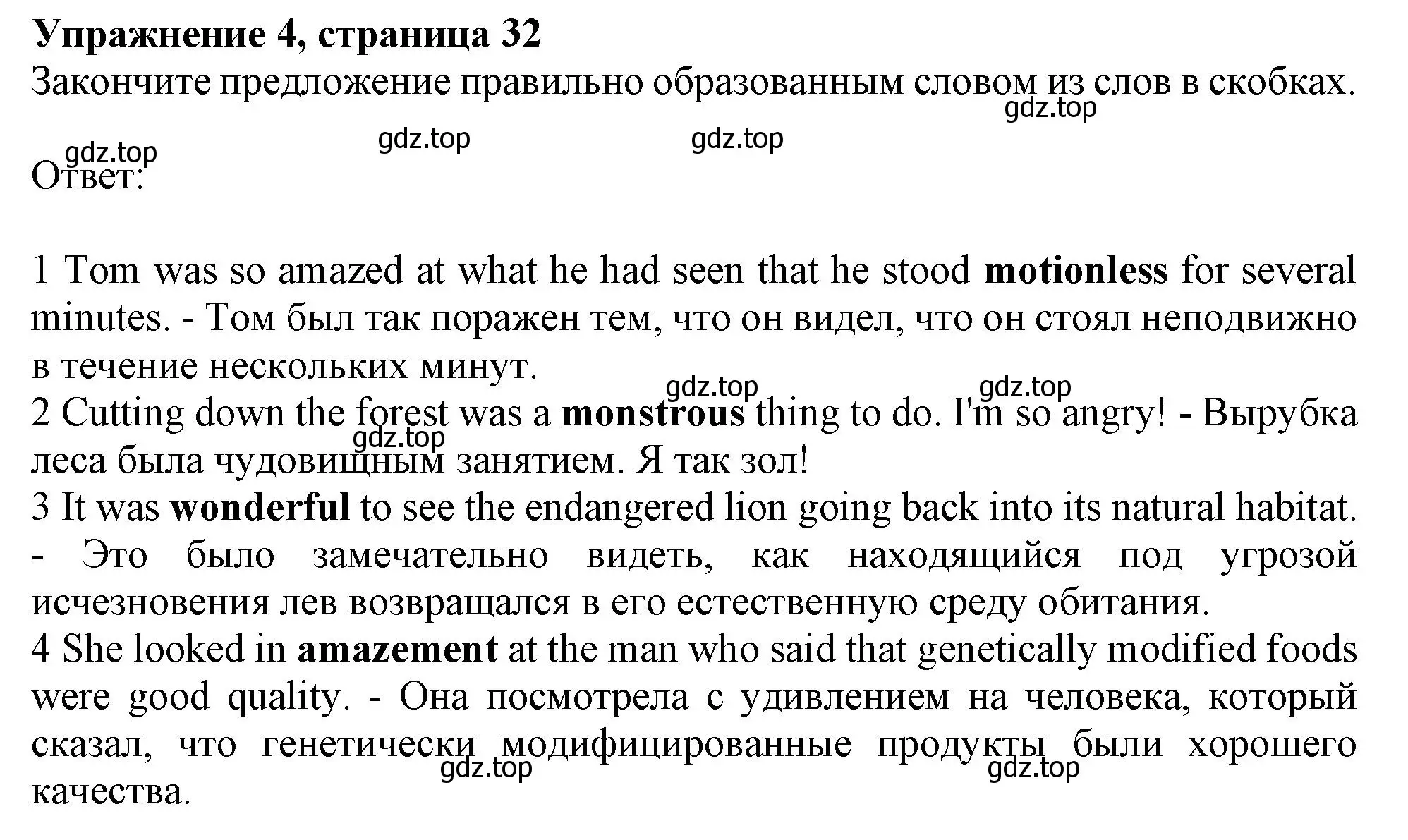 Решение номер 4 (страница 32) гдз по английскому языку 10 класс Афанасьева, Дули, рабочая тетрадь