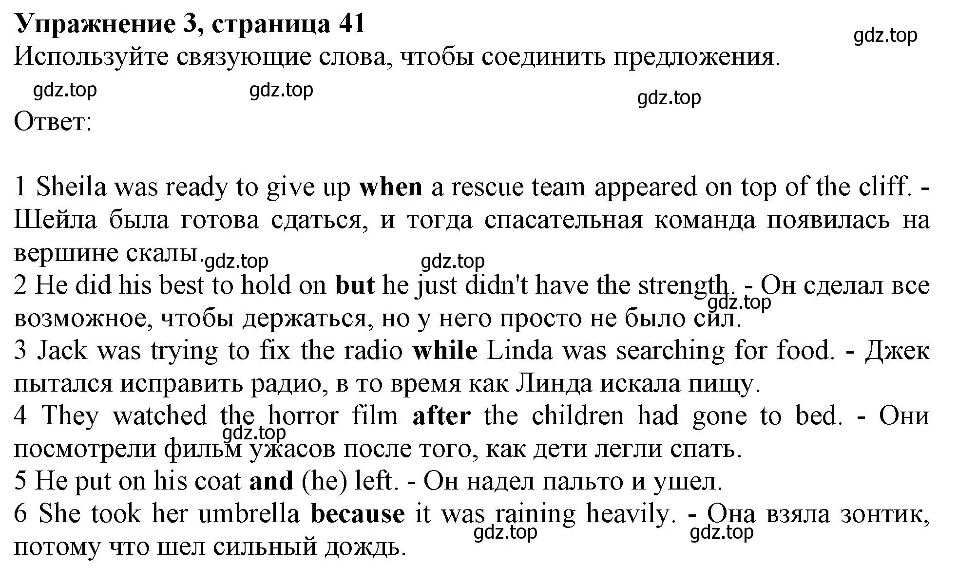 Решение номер 3 (страница 41) гдз по английскому языку 10 класс Афанасьева, Дули, рабочая тетрадь