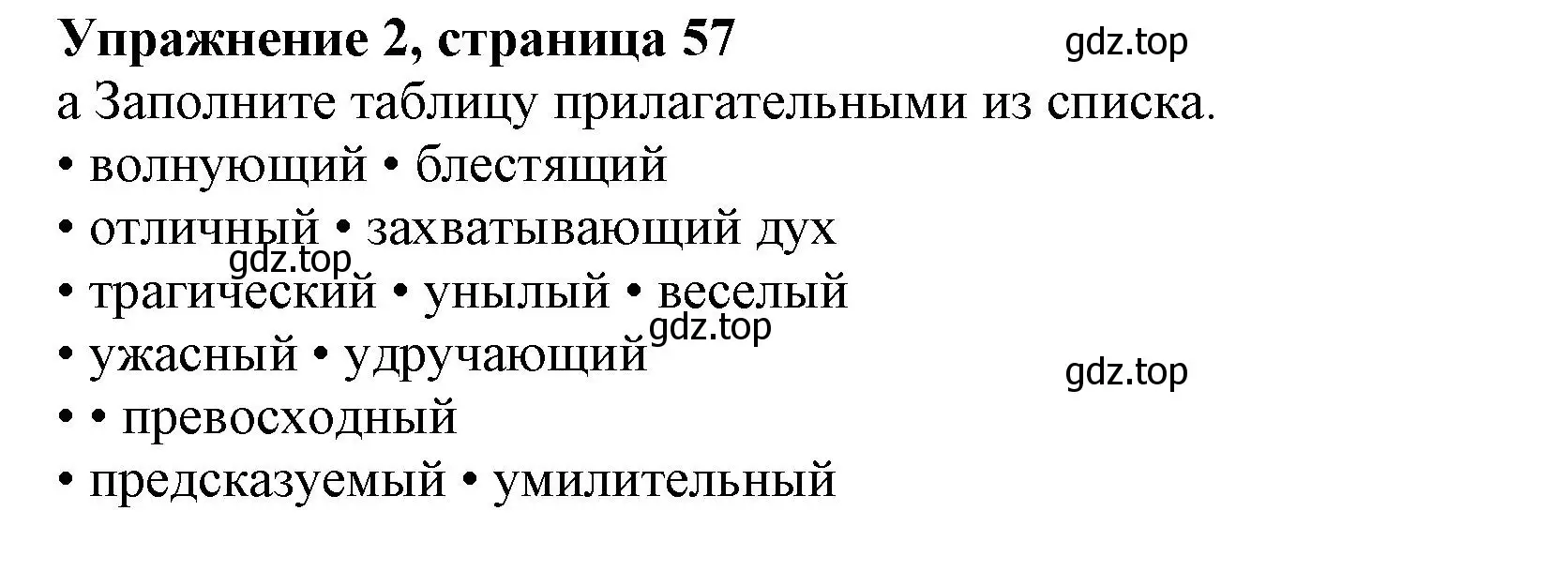 Решение номер 2 (страница 57) гдз по английскому языку 10 класс Афанасьева, Дули, рабочая тетрадь