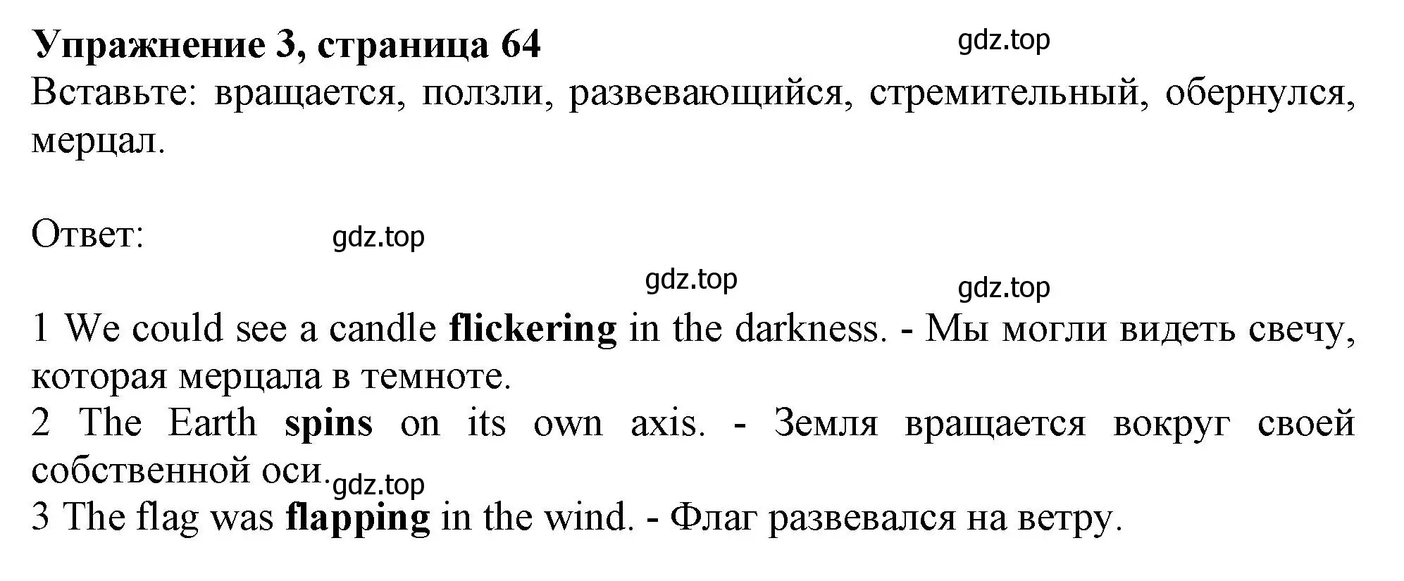 Решение номер 3 (страница 64) гдз по английскому языку 10 класс Афанасьева, Дули, рабочая тетрадь