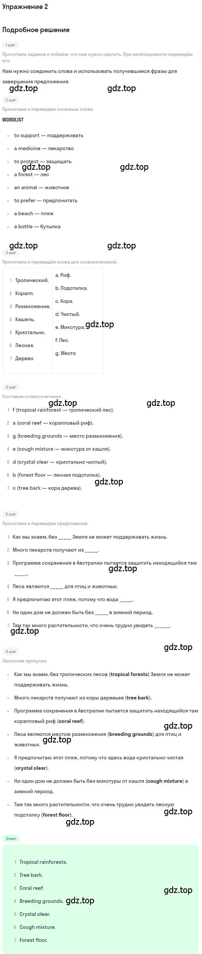 Решение 2. номер 2 (страница 34) гдз по английскому языку 10 класс Афанасьева, Дули, рабочая тетрадь