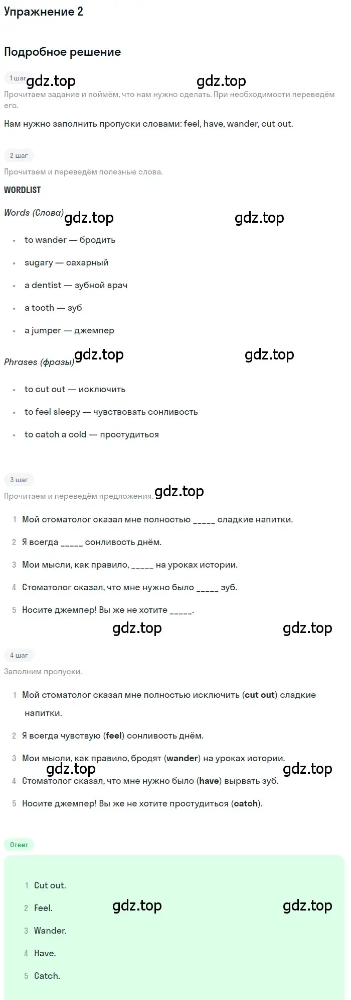 Решение 2. номер 2 (страница 45) гдз по английскому языку 10 класс Афанасьева, Дули, рабочая тетрадь