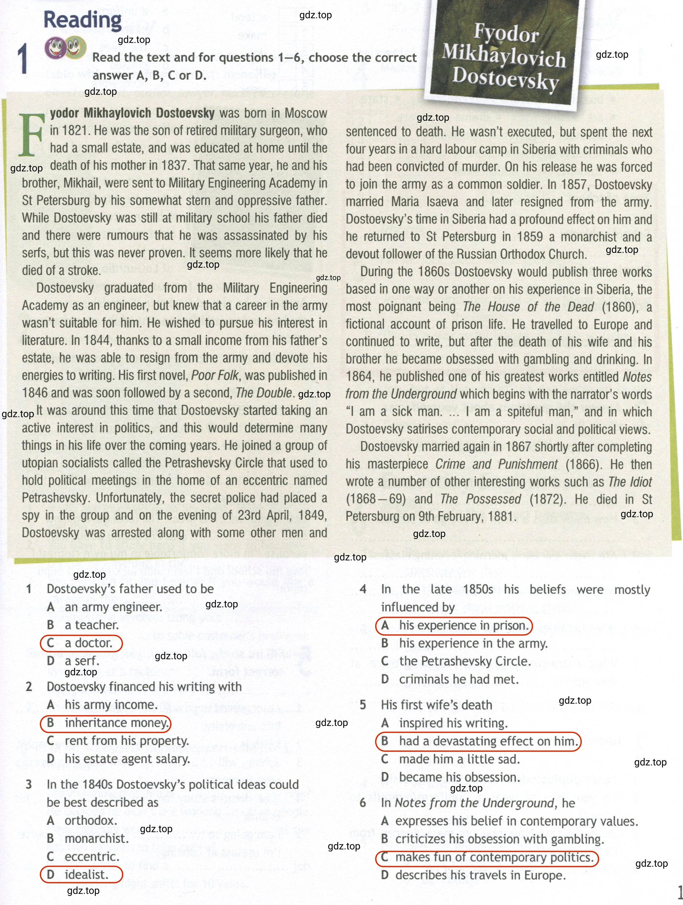 Решение 3. номер 1 (страница 19) гдз по английскому языку 10 класс Афанасьева, Дули, рабочая тетрадь