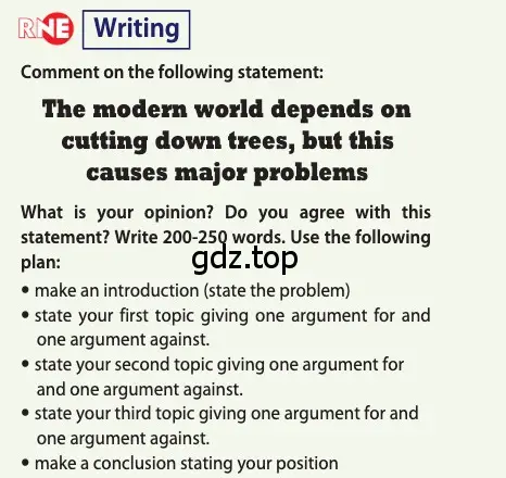 Условие  Writing (страница 79) гдз по английскому языку 10 класс Афанасьева, Дули, учебник