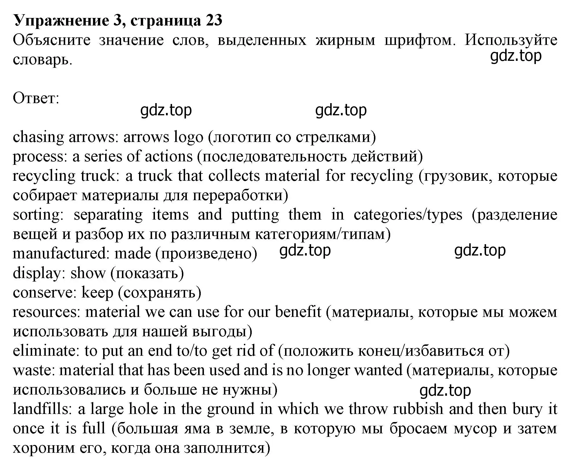 Решение номер 3 (страница 23) гдз по английскому языку 10 класс Афанасьева, Дули, учебник