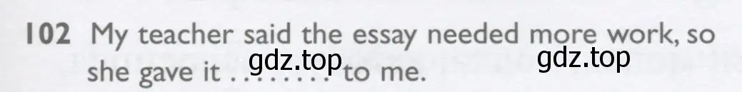 Условие номер 102 (страница 101) гдз по английскому языку 10 класс Баранова, Дули, рабочая тетрадь