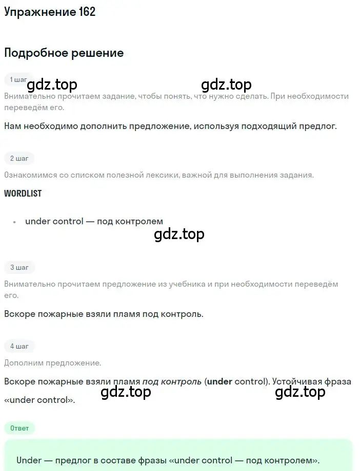 Решение 3. номер 162 (страница 98) гдз по английскому языку 10 класс Баранова, Дули, рабочая тетрадь