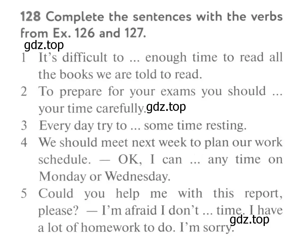 Условие номер 128 (страница 46) гдз по английскому языку 10 класс Биболетова, Бабушис, учебник