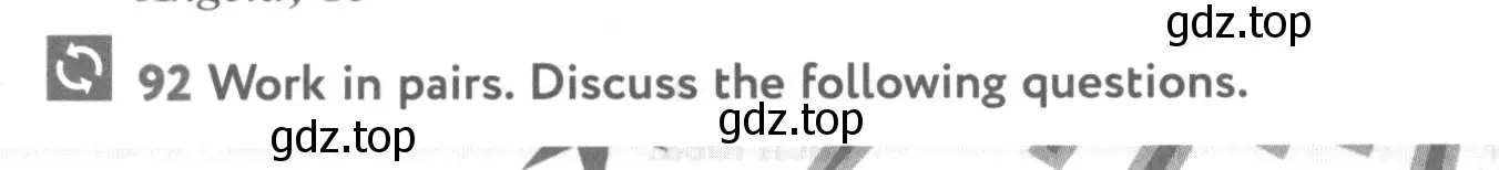 Условие номер 92 (страница 78) гдз по английскому языку 10 класс Биболетова, Бабушис, учебник