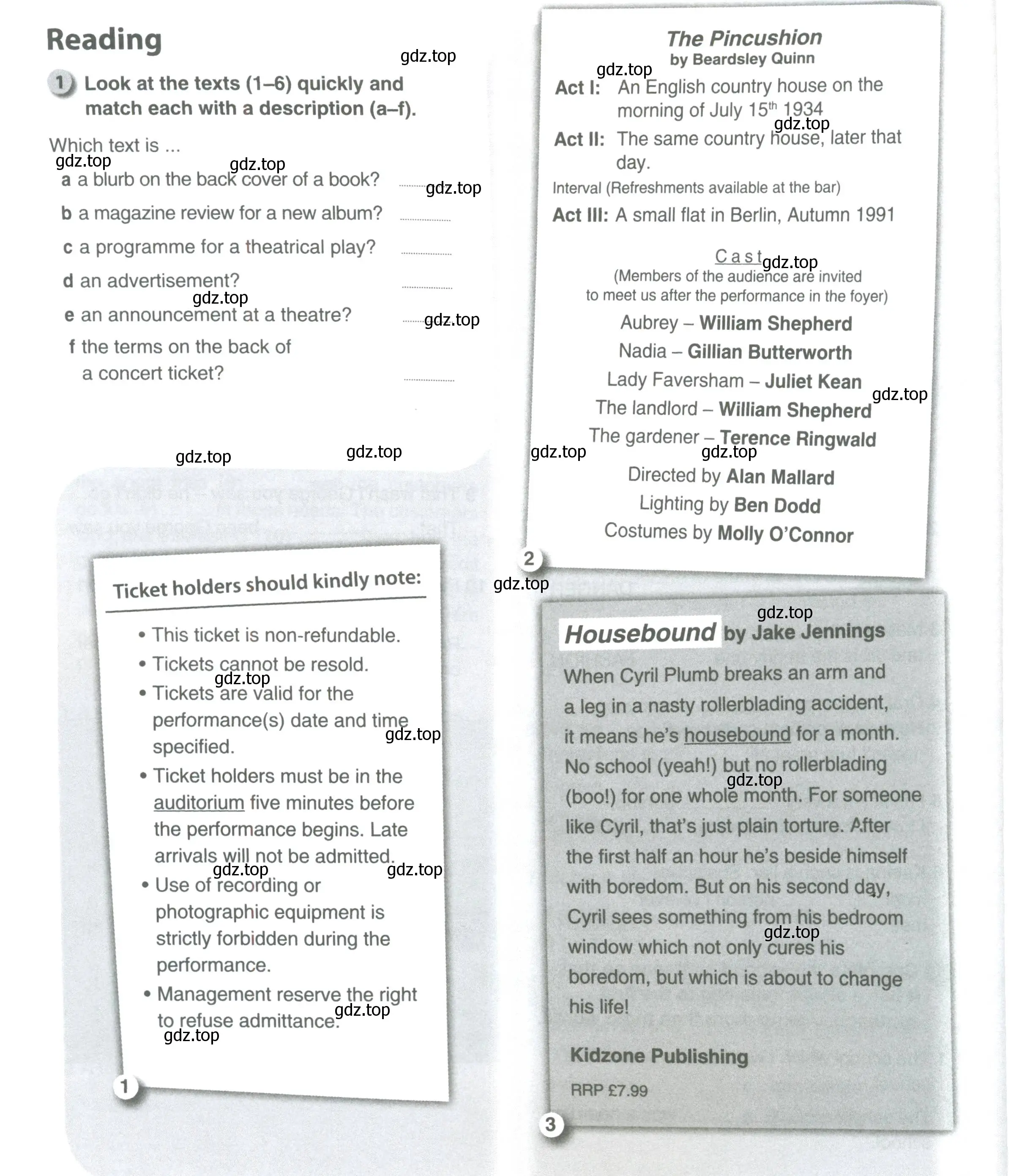 Условие номер 1 (страница 64) гдз по английскому языку 10 класс Комарова, Ларионова, рабочая тетрадь