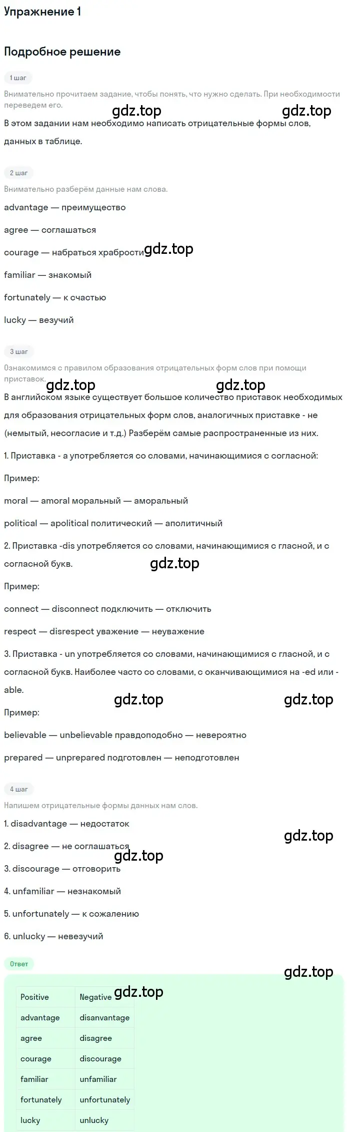 Решение номер 1 (страница 14) гдз по английскому языку 10 класс Комарова, Ларионова, рабочая тетрадь