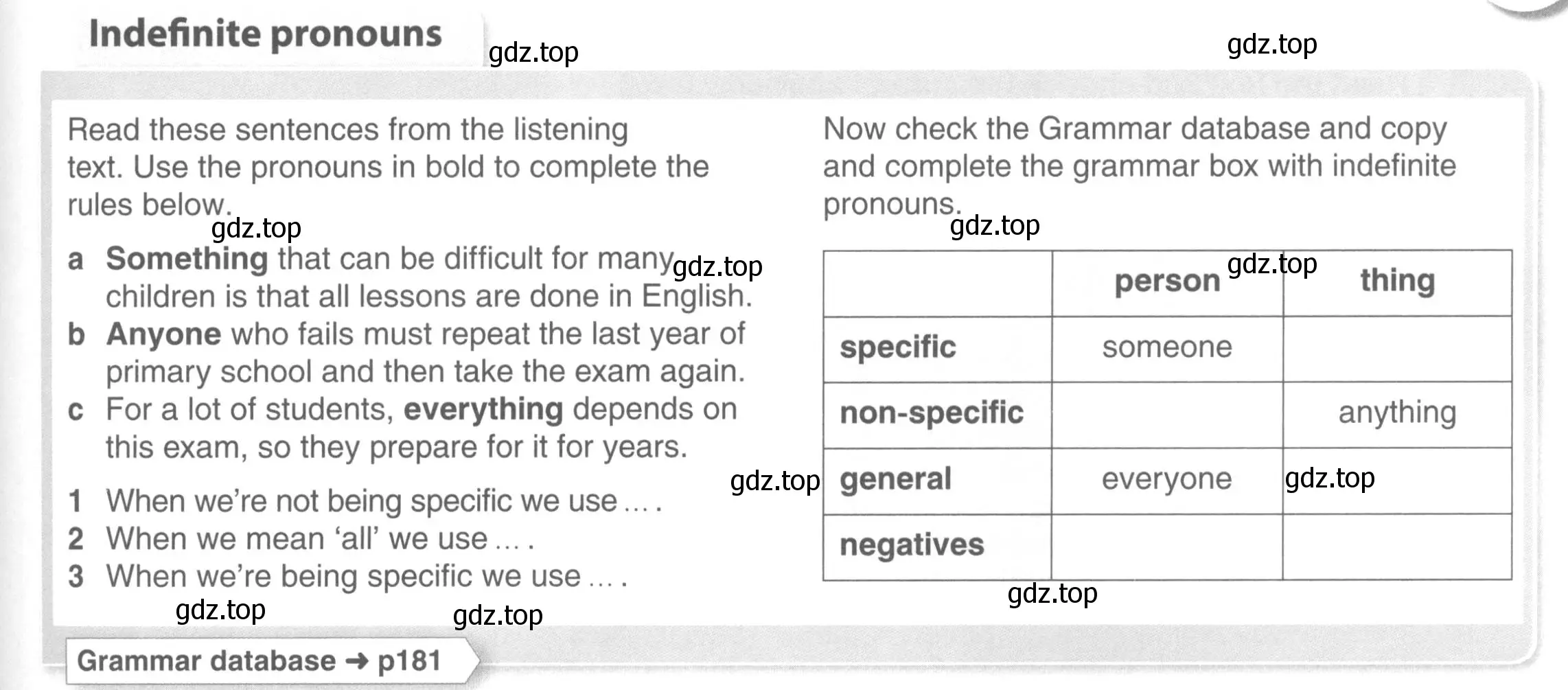 Условие  Grammar (страница 91) гдз по английскому языку 10 класс Комарова, Ларионова, учебник