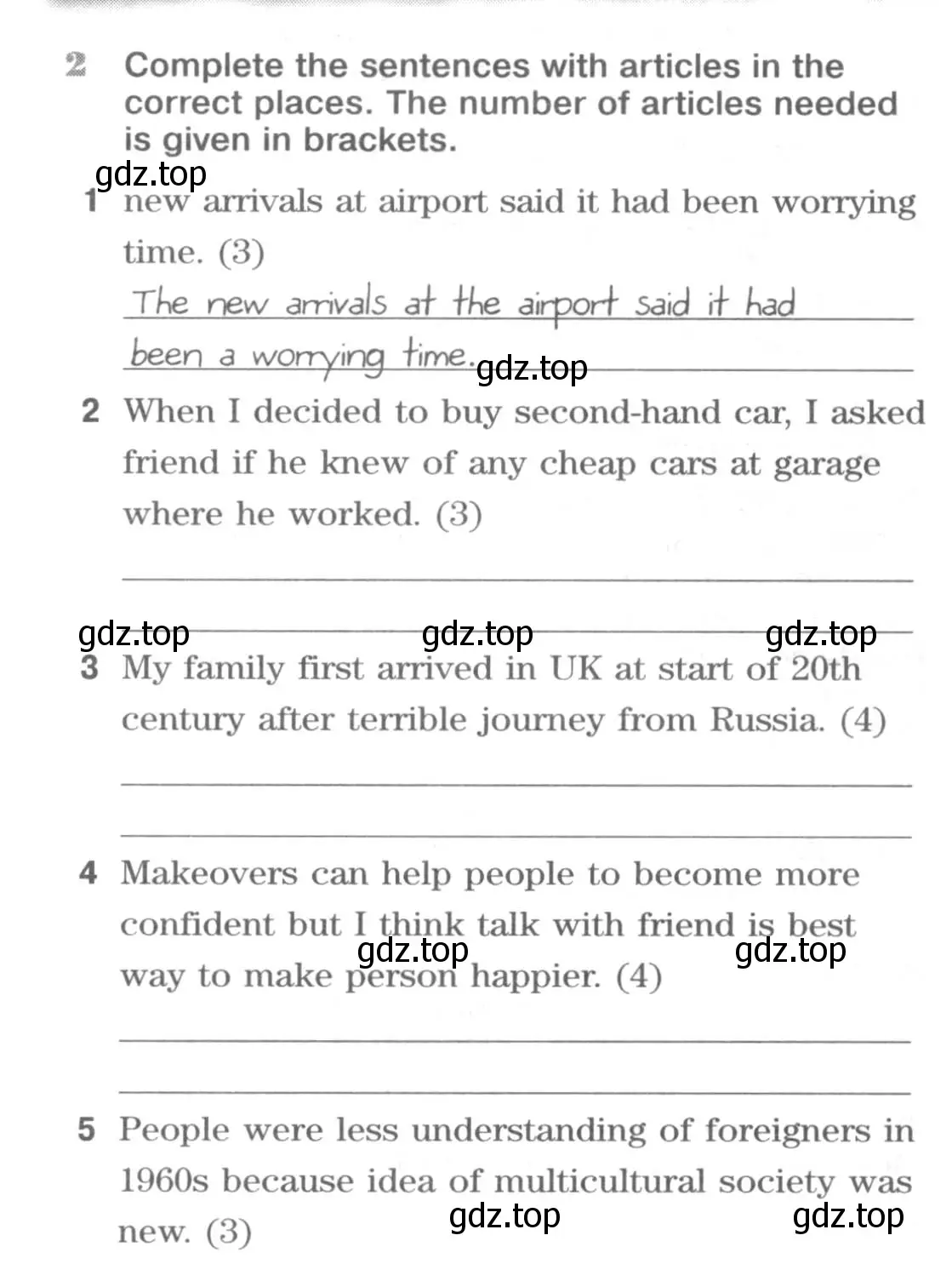 Условие номер 2 (страница 72) гдз по английскому языку 10 класс Вербицкая, Уайт, рабочая тетрадь