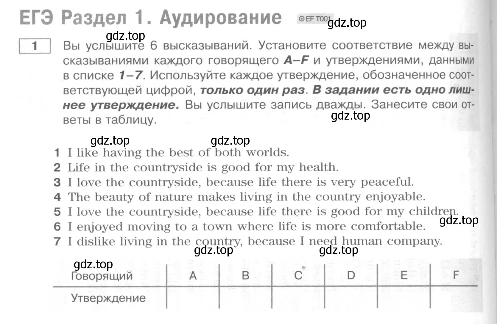 Условие номер 1 (страница 108) гдз по английскому языку 10 класс Вербицкая, Маккин, учебник