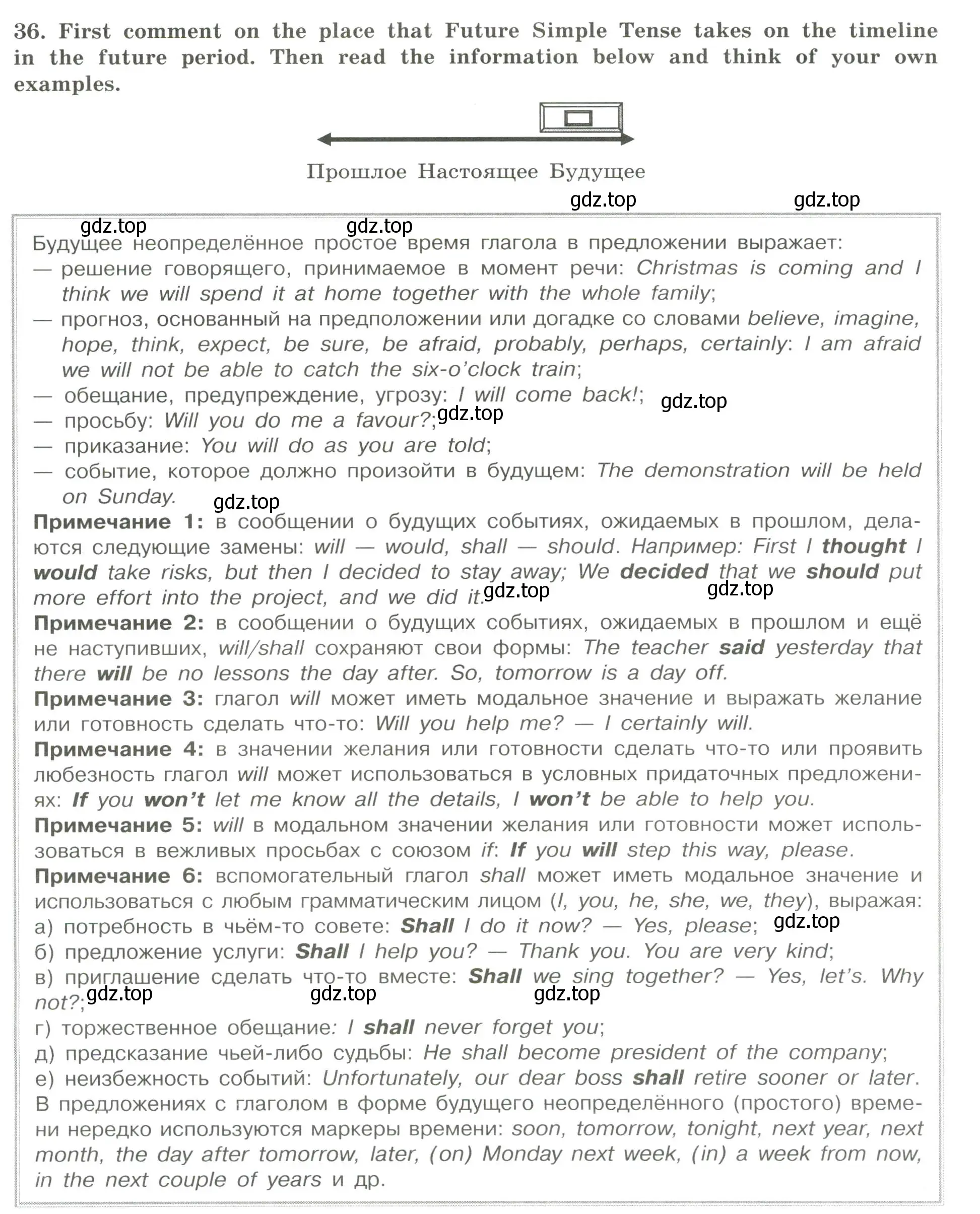 Условие номер 36 (страница 26) гдз по английскому языку 11 класс Мильруд, сборник грамматических упражнений