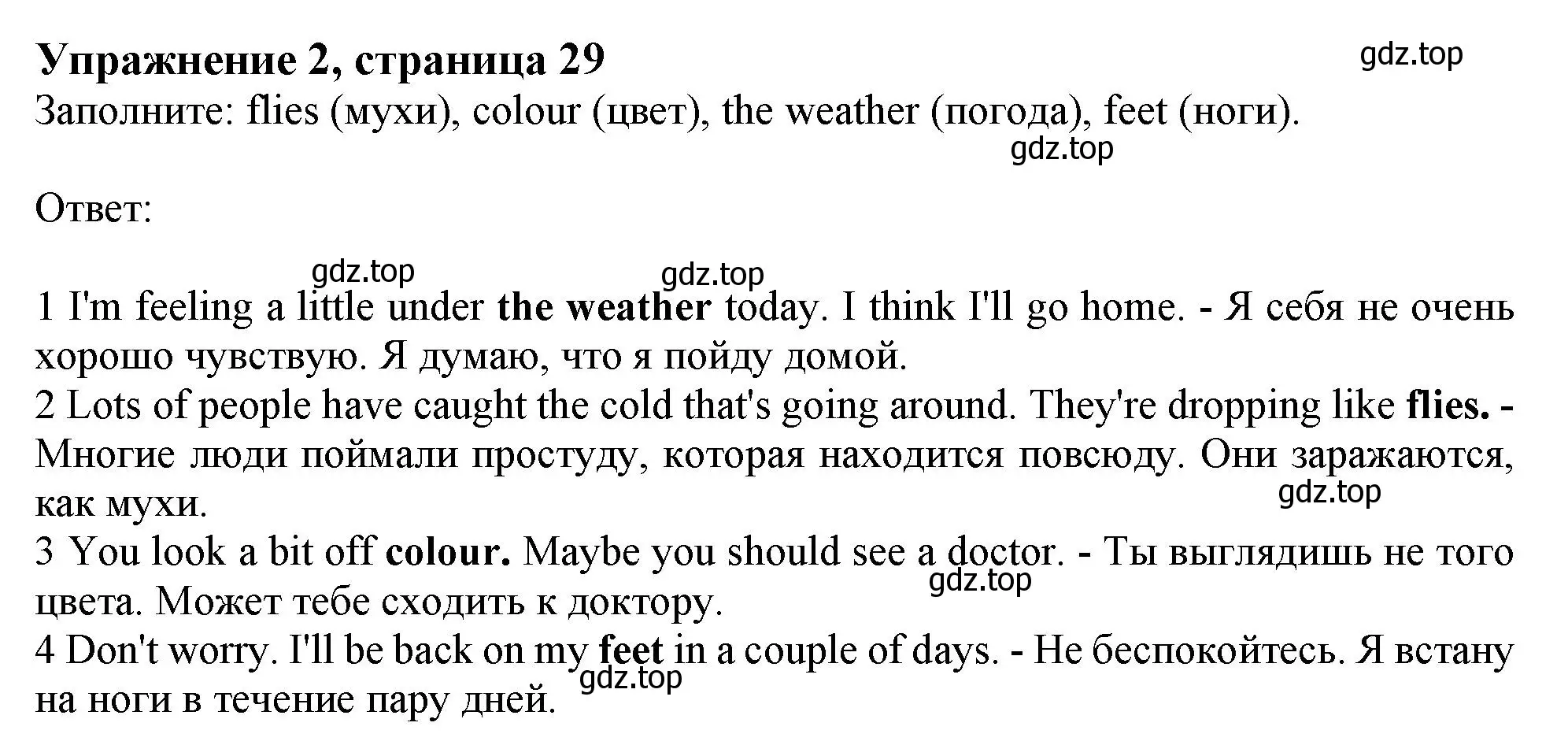 Решение номер 2 (страница 29) гдз по английскому языку 11 класс Афанасьева, Дули, рабочая тетрадь