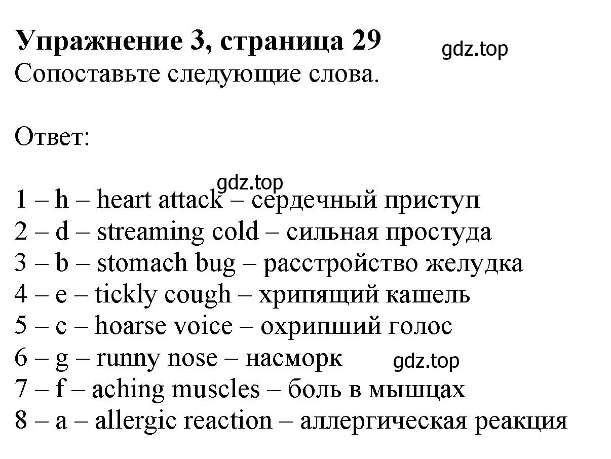 Решение номер 3 (страница 29) гдз по английскому языку 11 класс Афанасьева, Дули, рабочая тетрадь