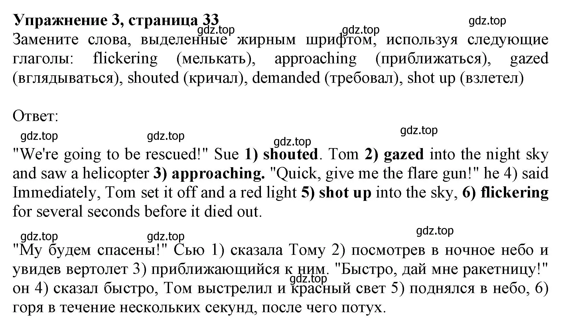 Решение номер 3 (страница 33) гдз по английскому языку 11 класс Афанасьева, Дули, рабочая тетрадь