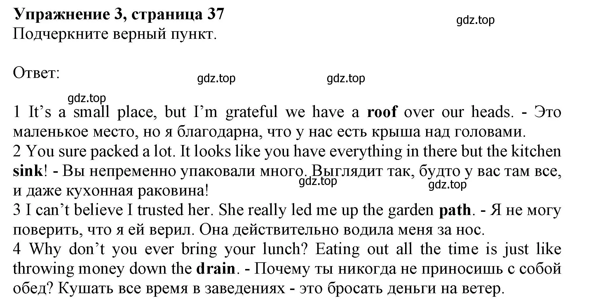 Решение номер 3 (страница 37) гдз по английскому языку 11 класс Афанасьева, Дули, рабочая тетрадь