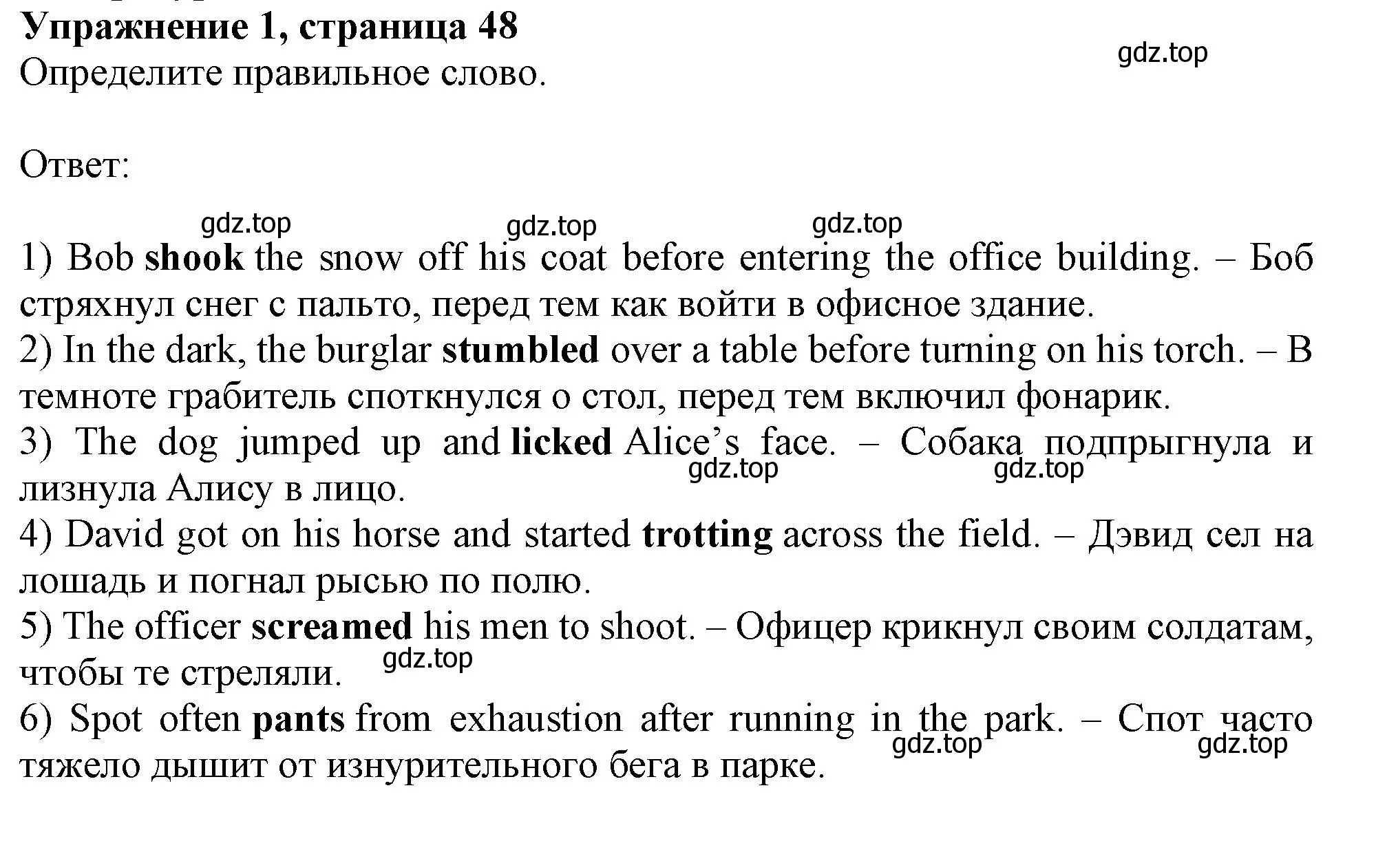 Решение номер 1 (страница 48) гдз по английскому языку 11 класс Афанасьева, Дули, рабочая тетрадь