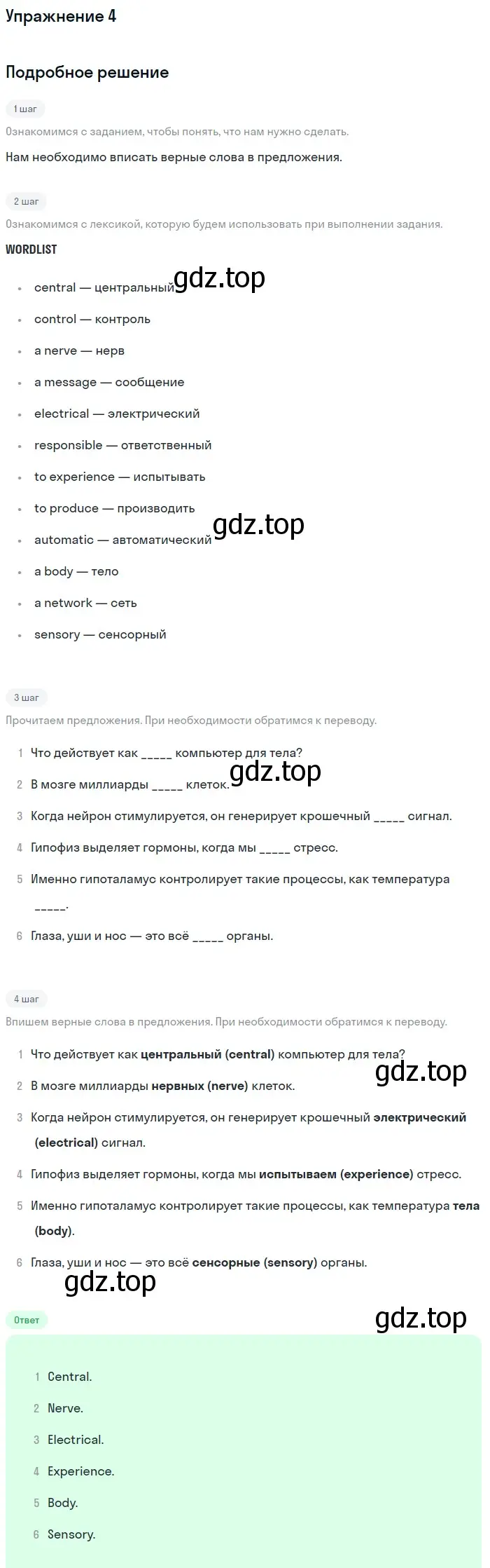 Решение 2. номер 4 (страница 18) гдз по английскому языку 11 класс Афанасьева, Дули, рабочая тетрадь