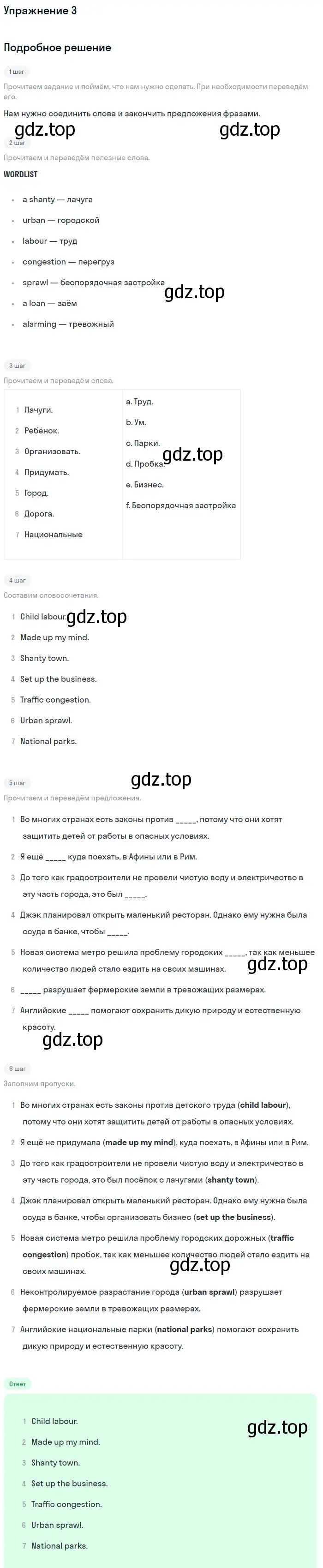 Решение 2. номер 3 (страница 42) гдз по английскому языку 11 класс Афанасьева, Дули, рабочая тетрадь