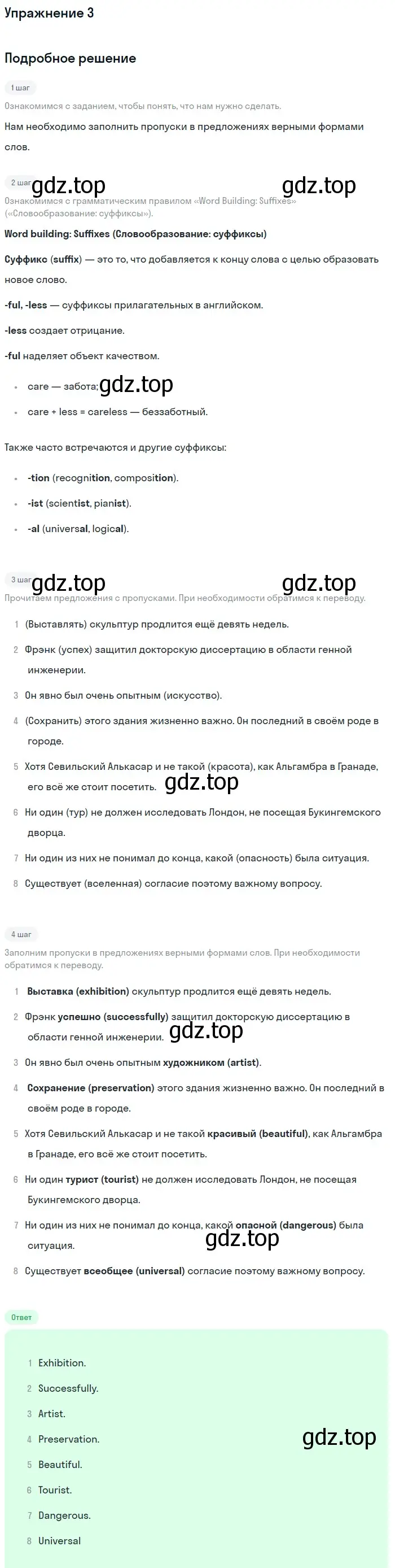 Решение 2. номер 3 (страница 66) гдз по английскому языку 11 класс Афанасьева, Дули, рабочая тетрадь