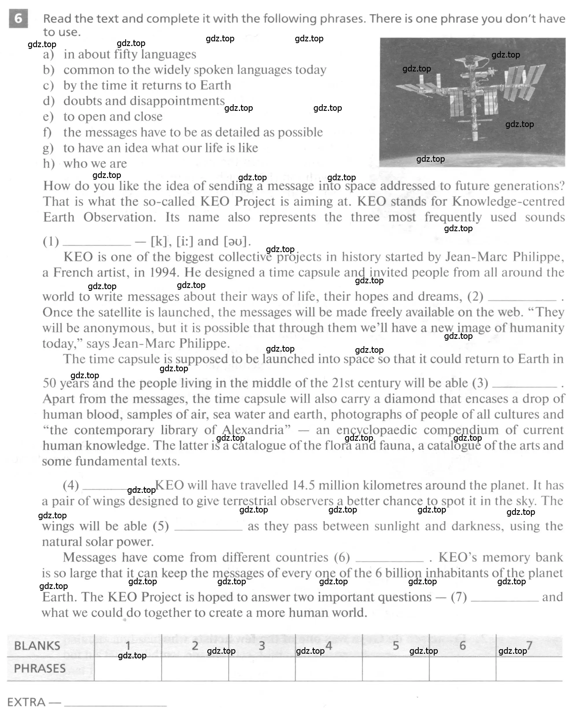 Условие номер 6 (страница 73) гдз по английскому языку 11 класс Афанасьева, Михеева, рабочая тетрадь