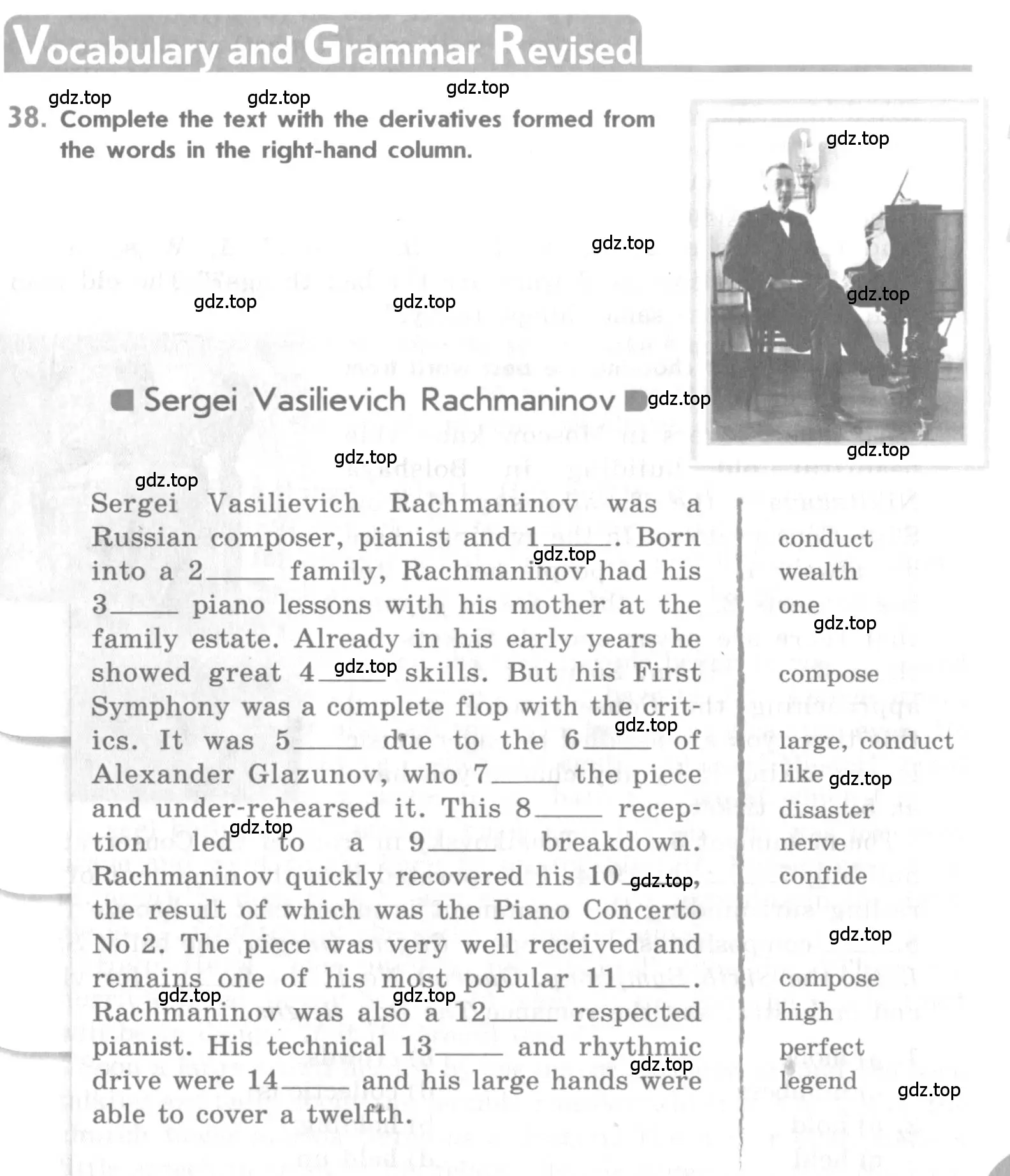 Условие номер 38 (страница 35) гдз по английскому языку 11 класс Афанасьева, Михеева, учебник